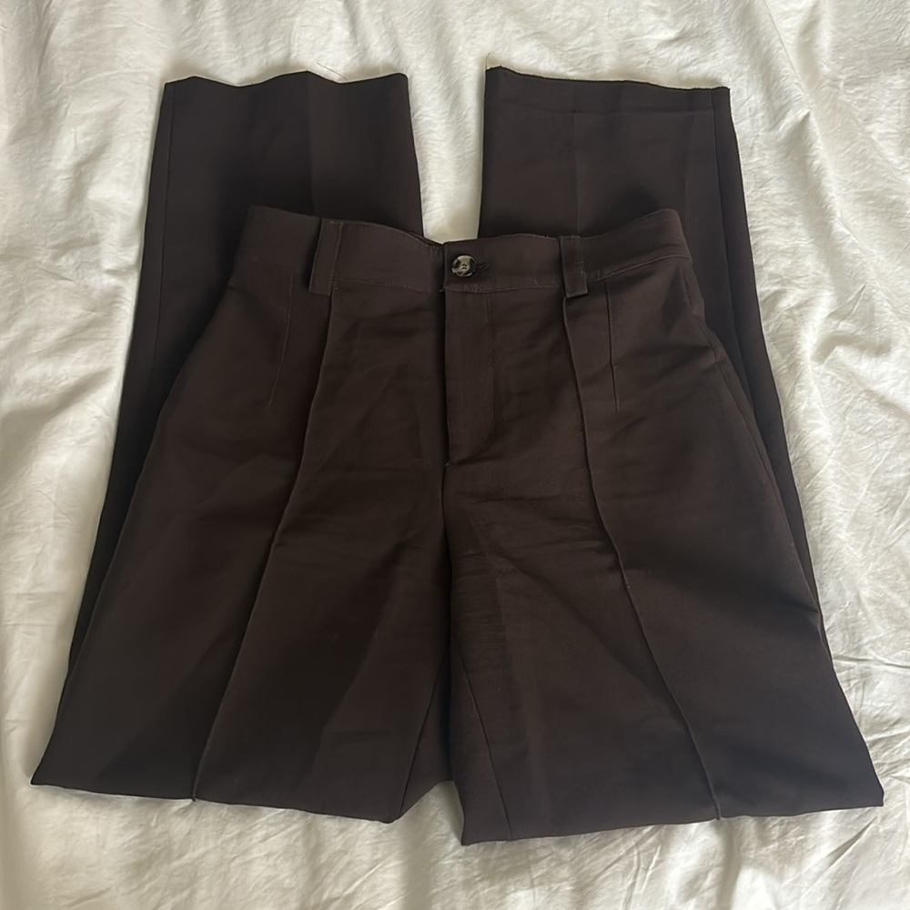 Zara Brown Women's Pants - Picture 5 of 9